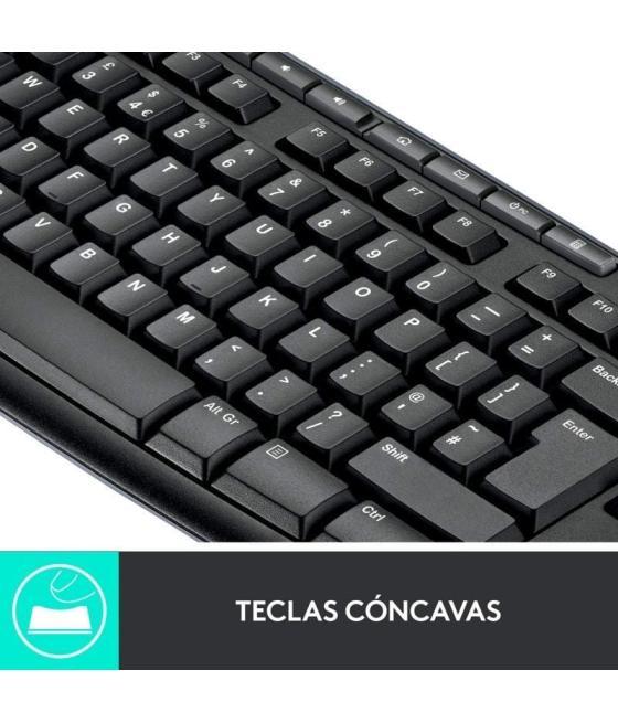 Teclado y ratón inalámbricos logitech wireless combo mk270