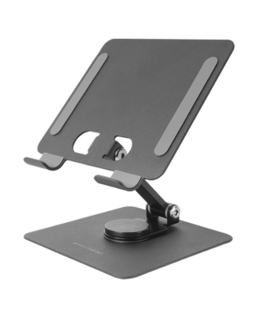 Soporte de mesa para tablet mars gaming marst color negro plegable rotacion 360º ajuste de altura y angulo de visualizacion 180º