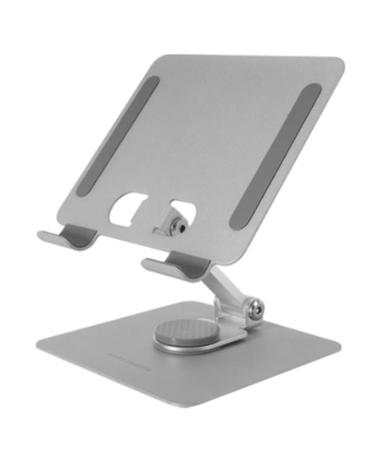 Soporte de mesa para tablet mars gaming marstw color blanco plegable rotacion 360º ajuste de altura y angulo de visualizacion 18