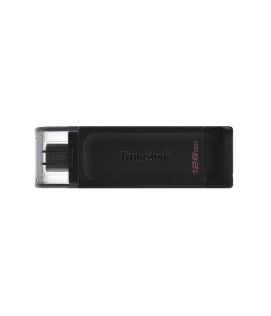 Kingston Technology DataTraveler 70 unidad flash USB 128 GB USB Tipo C 3.2 Gen 1 (3.1 Gen 1) Negro