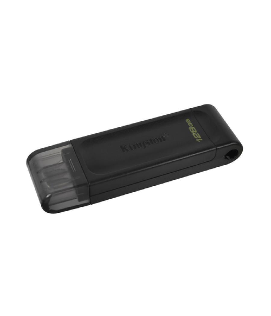 Kingston Technology DataTraveler 70 unidad flash USB 128 GB USB Tipo C 3.2 Gen 1 (3.1 Gen 1) Negro