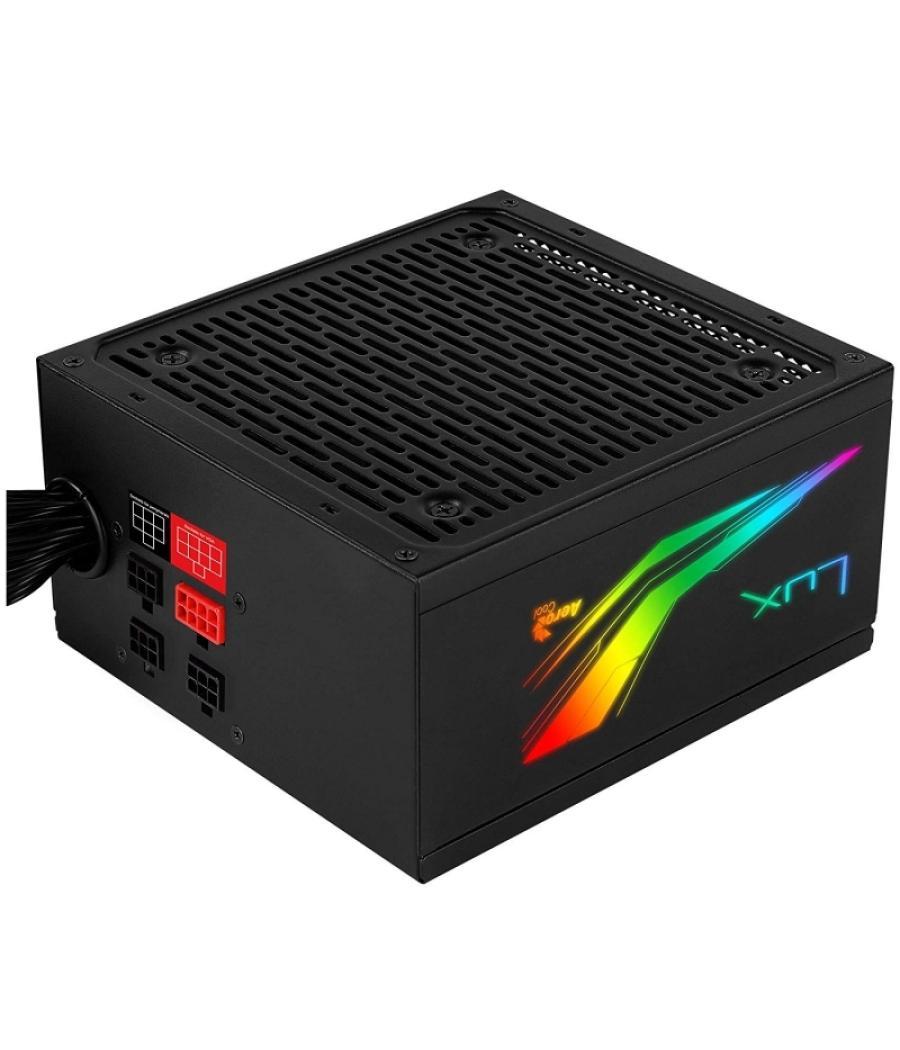 Aerocool fuente lux rgb 650 atx mod. psu 80+230v