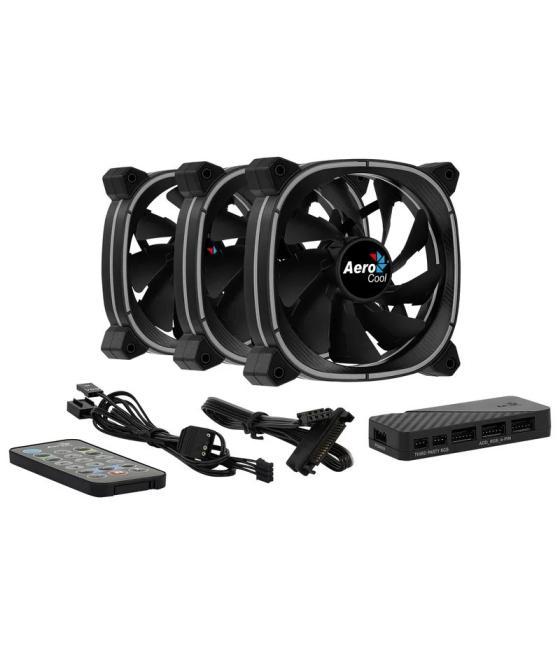 Aerocool ventilador astro12pro argb 3fan