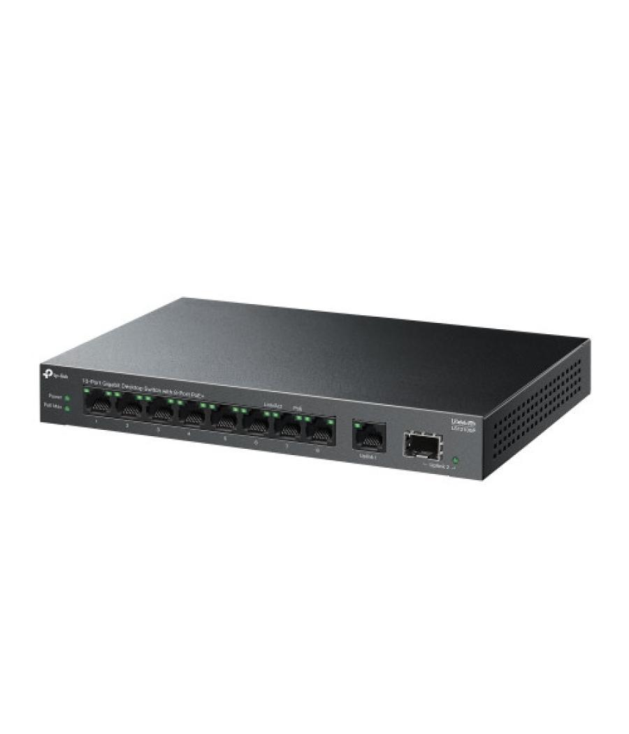 Tp-link litewave ls1210gp switch no administrado gigabit ethernet (10/100/1000) energía sobre ethernet (poe) negro