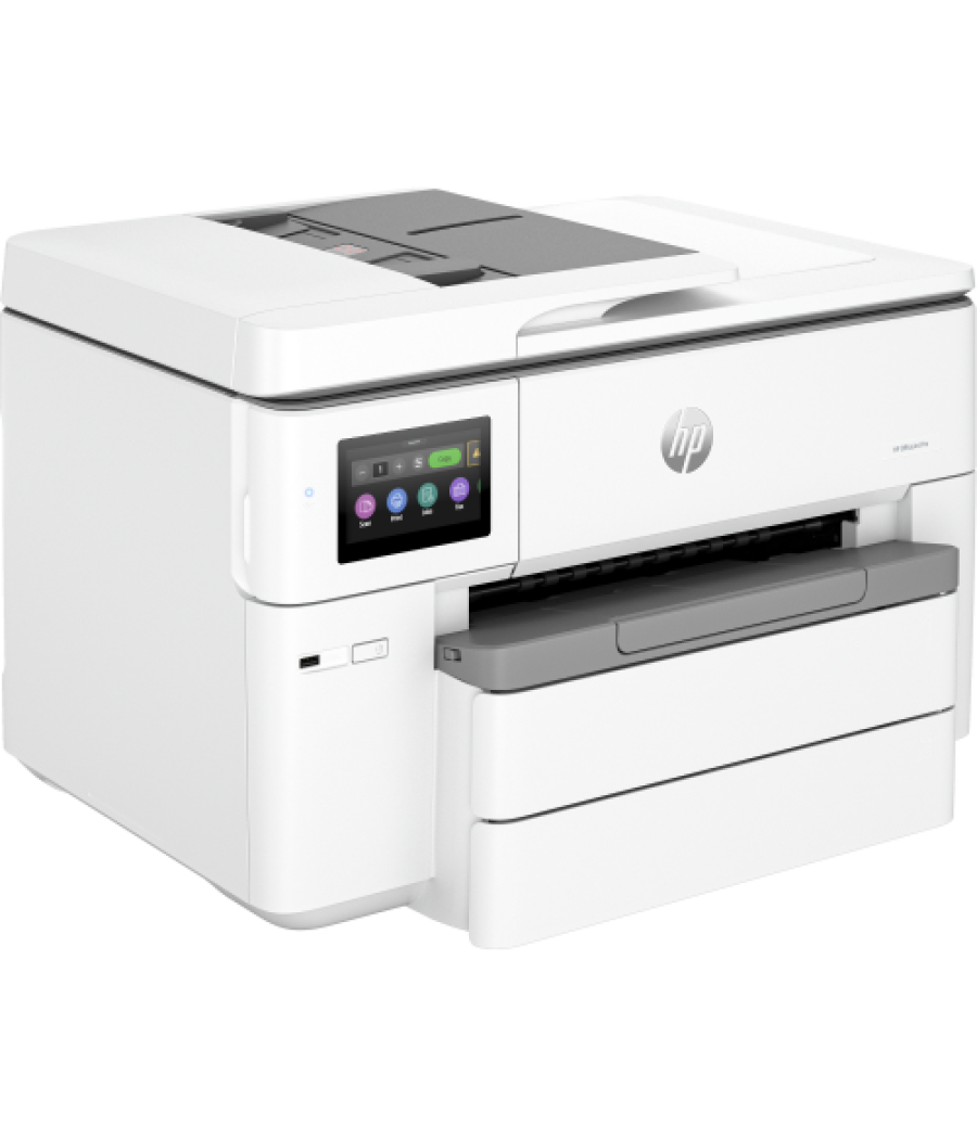 Hp officejet pro impresora multifunción hp 9730e de formato ancho, color, impresora para oficina pequeña, impresión, copia, escá