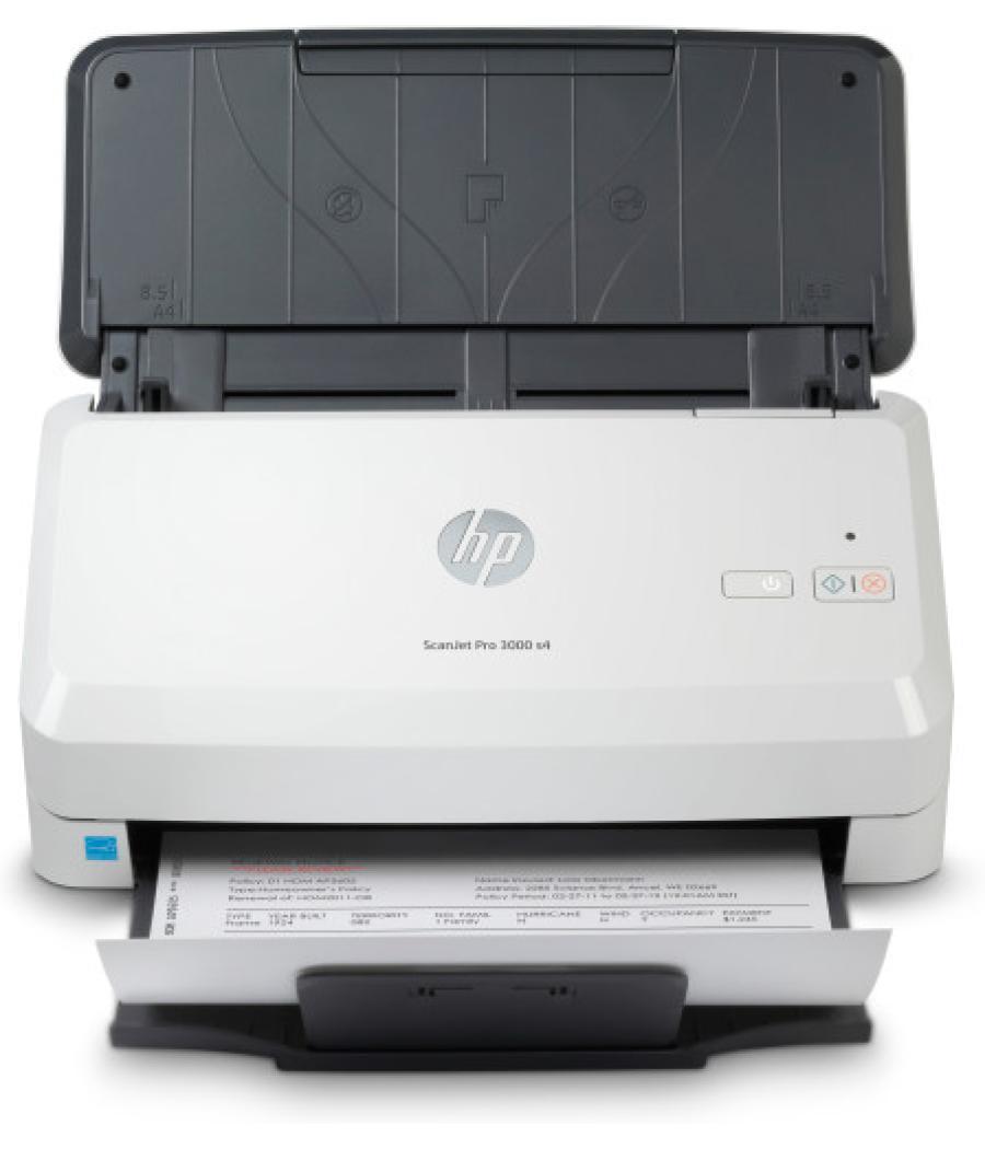 Hp scanjet pro 3000 s4 escáner alimentado con hojas 600 x 600 dpi a4 negro, blanco
