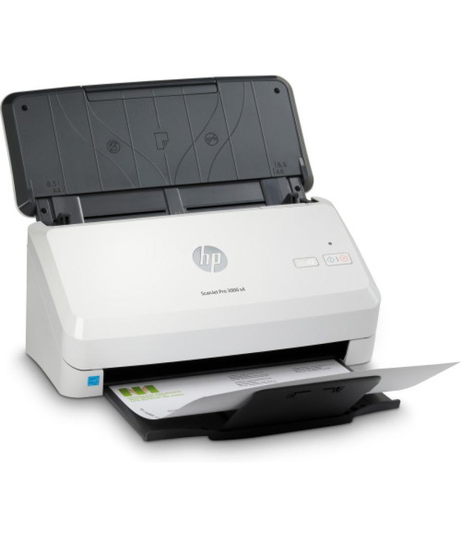 Hp scanjet pro 3000 s4 escáner alimentado con hojas 600 x 600 dpi a4 negro, blanco