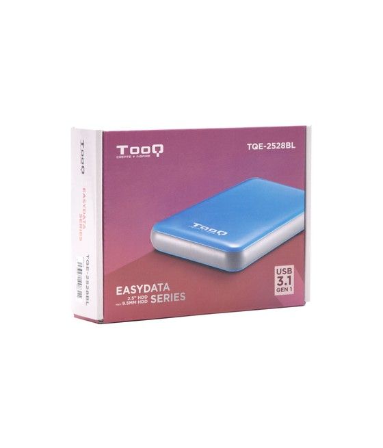 TooQ Caja externa para discos duros 2.5" SATA I/II/III a USB 3.1 Gen1 con UASP - Imagen 5