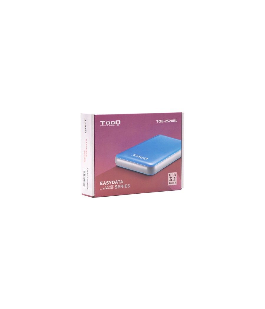 TooQ Caja externa para discos duros 2.5" SATA I/II/III a USB 3.1 Gen1 con UASP - Imagen 5