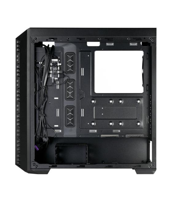 Caja ordenador gaming atx coolermaster mb520 negra cristal templado - 3 x 120mm argb - 1 x 120mm