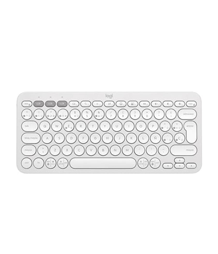 Teclado logitech pebble keys 2 k380s inalambrico blanco