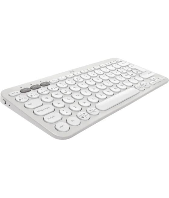 Teclado logitech pebble keys 2 k380s inalambrico blanco