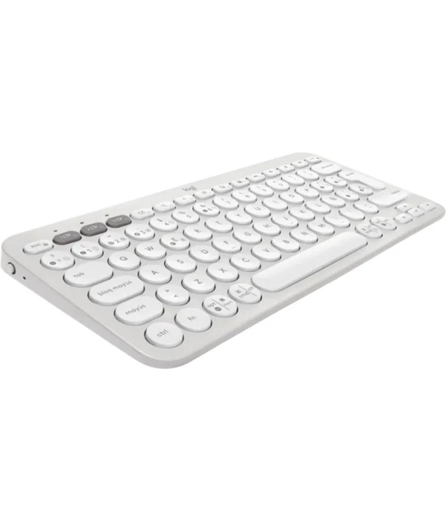 Teclado logitech pebble keys 2 k380s inalambrico blanco