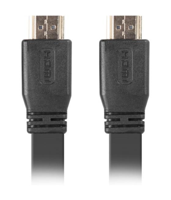 Cable hdmi lanberg macho - macho v2.0 4k plano 5m negro