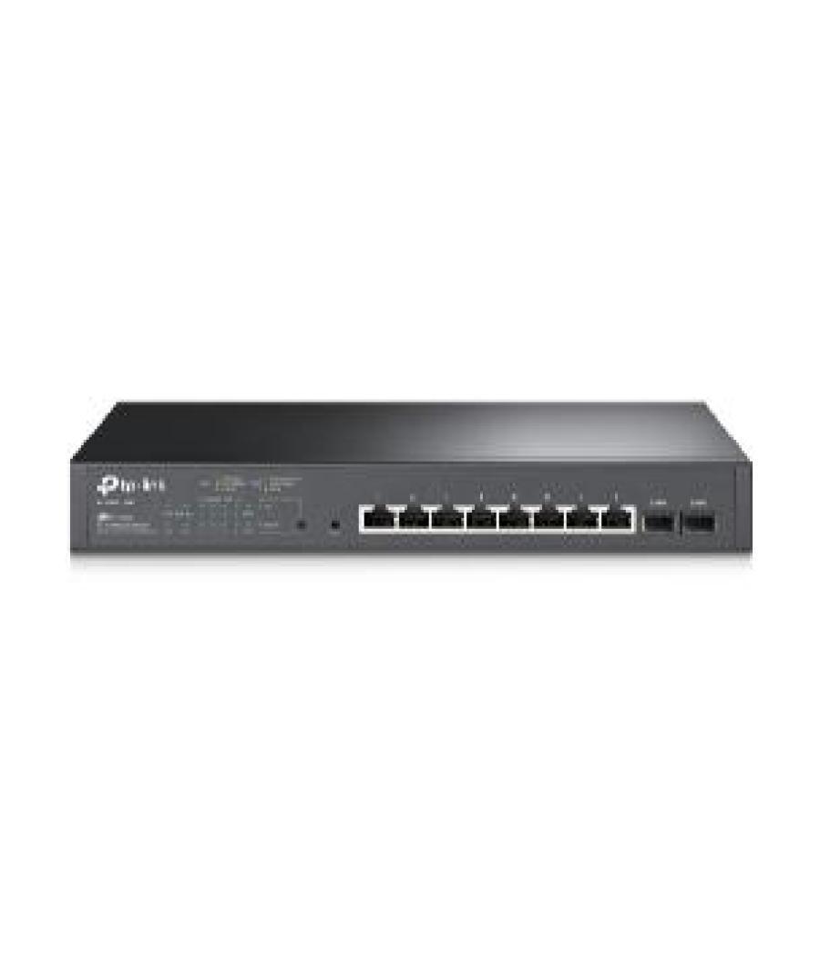 Switch 8 puertos 10 - 100 - 1000 poe 150w +2 sfp gestion l2+ tp - link