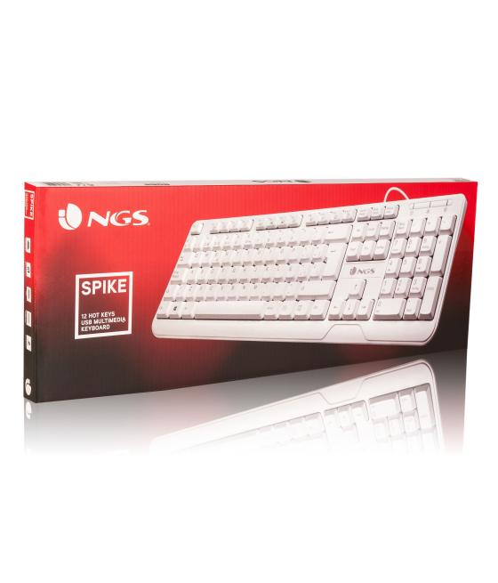 Teclado con cable ngs spike usb