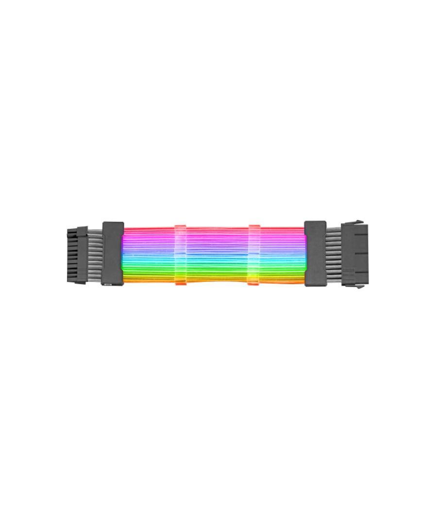 Extensor de cable argb 24pin fibra optica awg18 mars gaming