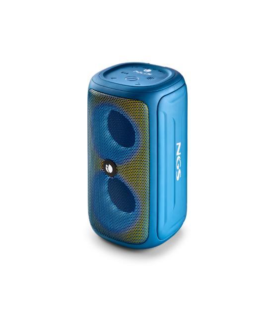 Altavoz bluetooth roller beast rgb azul ngs