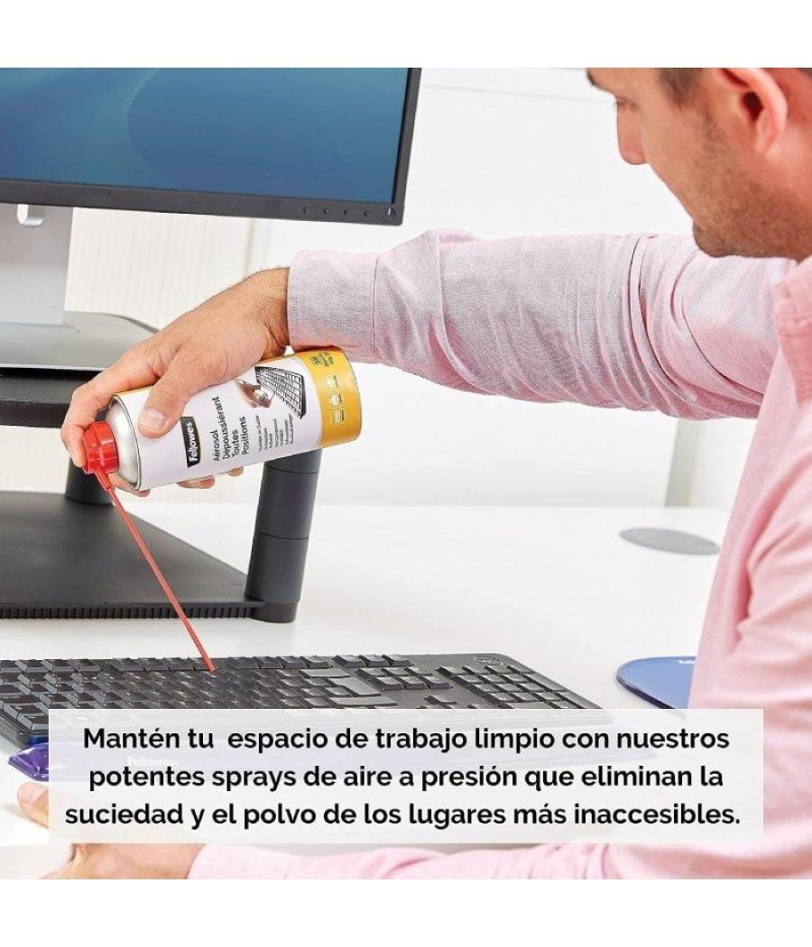 Spray de aire a presión fellowes 9974804/ capacidad 200ml