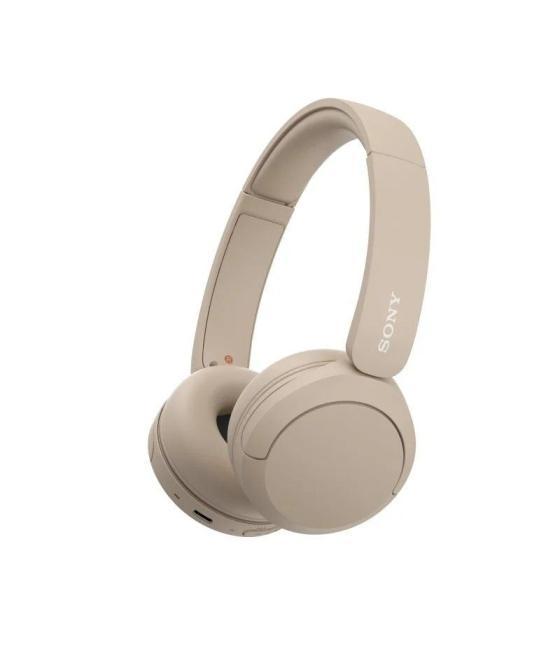 Auriculares inalámbricos sony wh-ch520/ con micrófono/ bluetooth/ beige