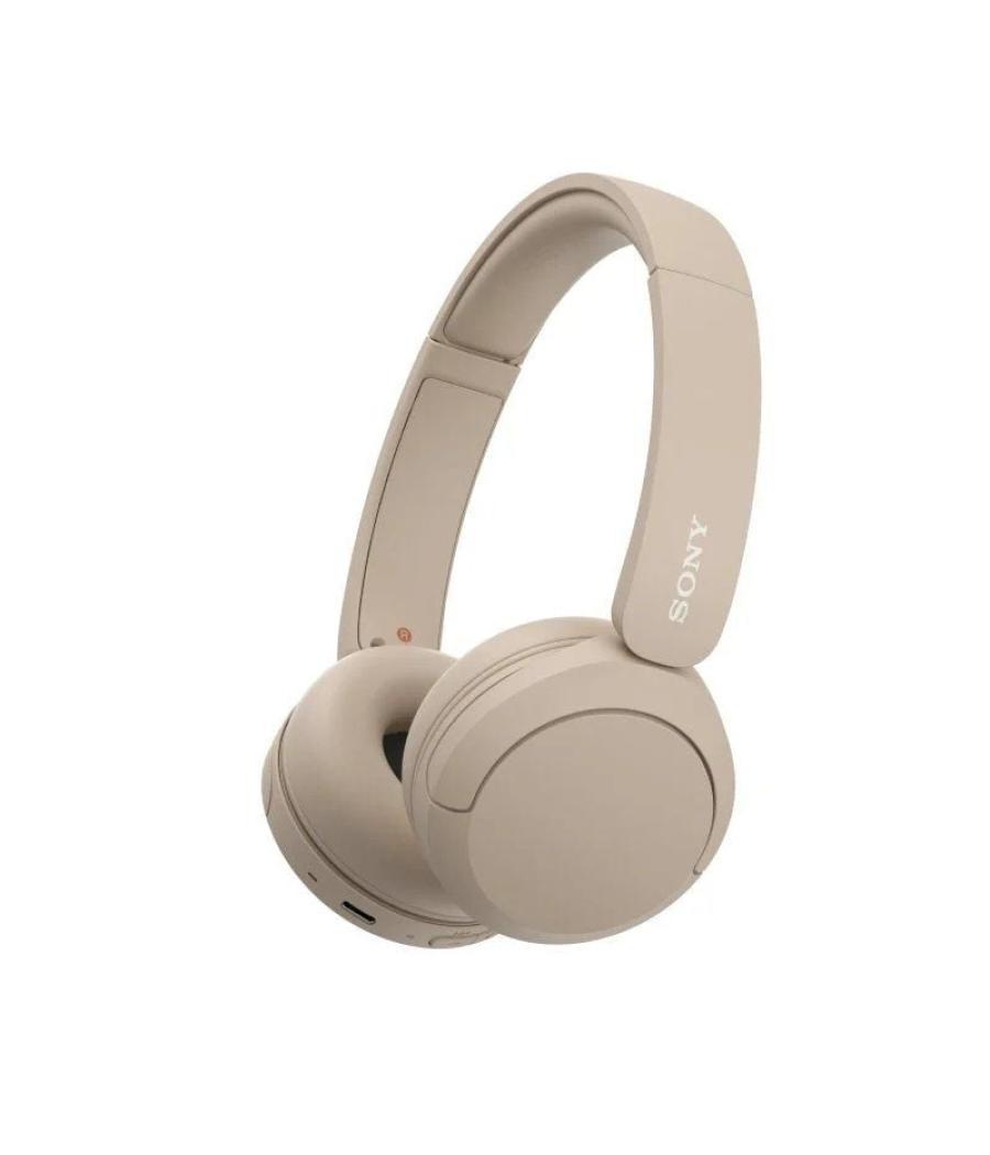 Auriculares inalámbricos sony wh-ch520/ con micrófono/ bluetooth/ beige