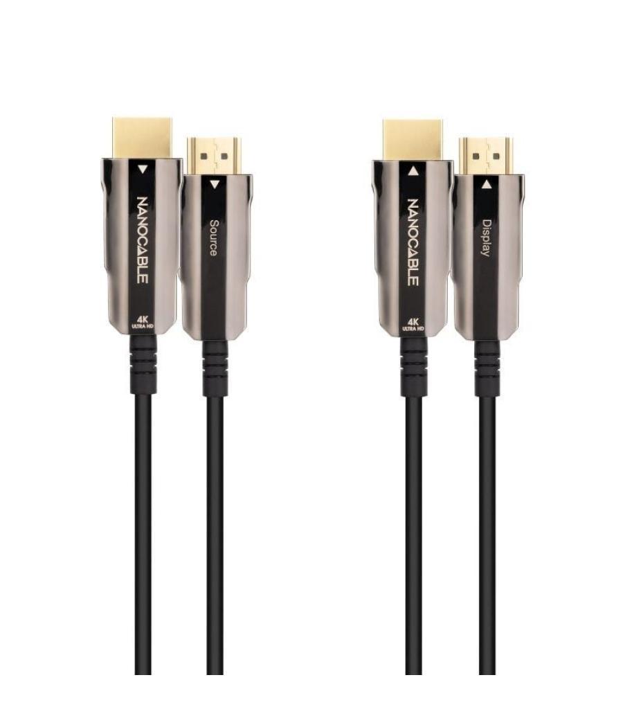 Cable hdmi 2.0 aoc 4k nanocable 10.15.2020/ hdmi macho - hdmi macho/ 20m/ negro