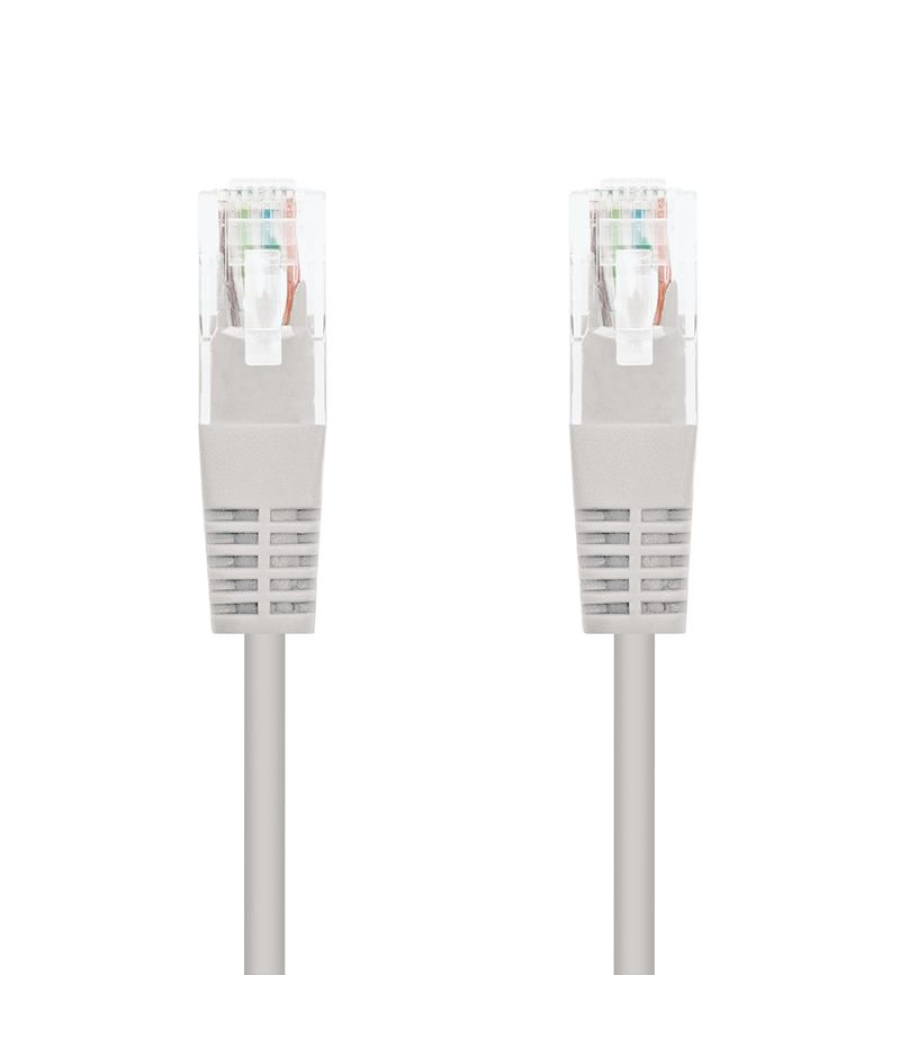 Cable de red rj45 utp nanocable 10.20.0401 cat.6/ 1m/ gris