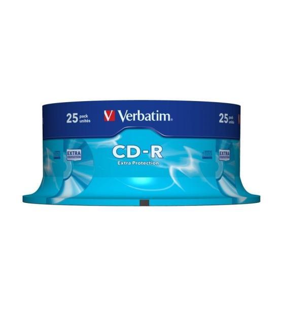 Cd-r verbatim datalife 52x/ tarrina-25uds