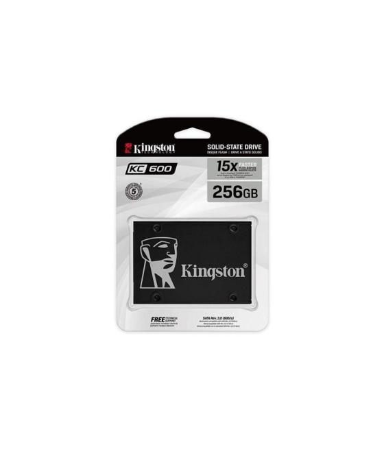 Disco ssd kingston skc600 256gb/ sata iii/ full capacity