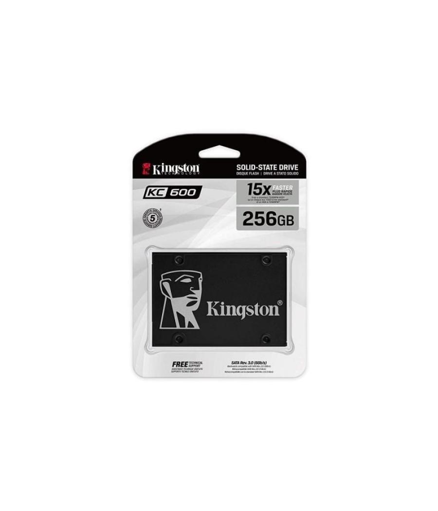 Disco ssd kingston skc600 256gb/ sata iii/ full capacity