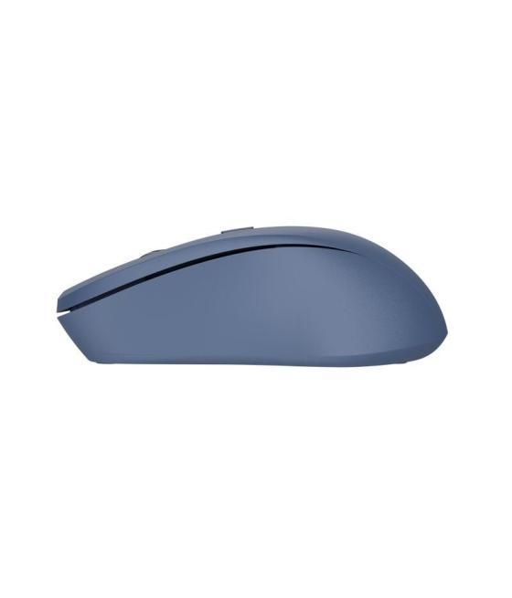 Ratón inalámbrico trust mydo silent wireless/ hasta 1800 dpi/ azul