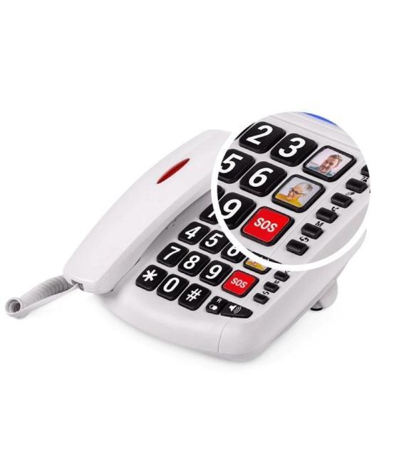 Teléfono spc comfort volume 2/ blanco