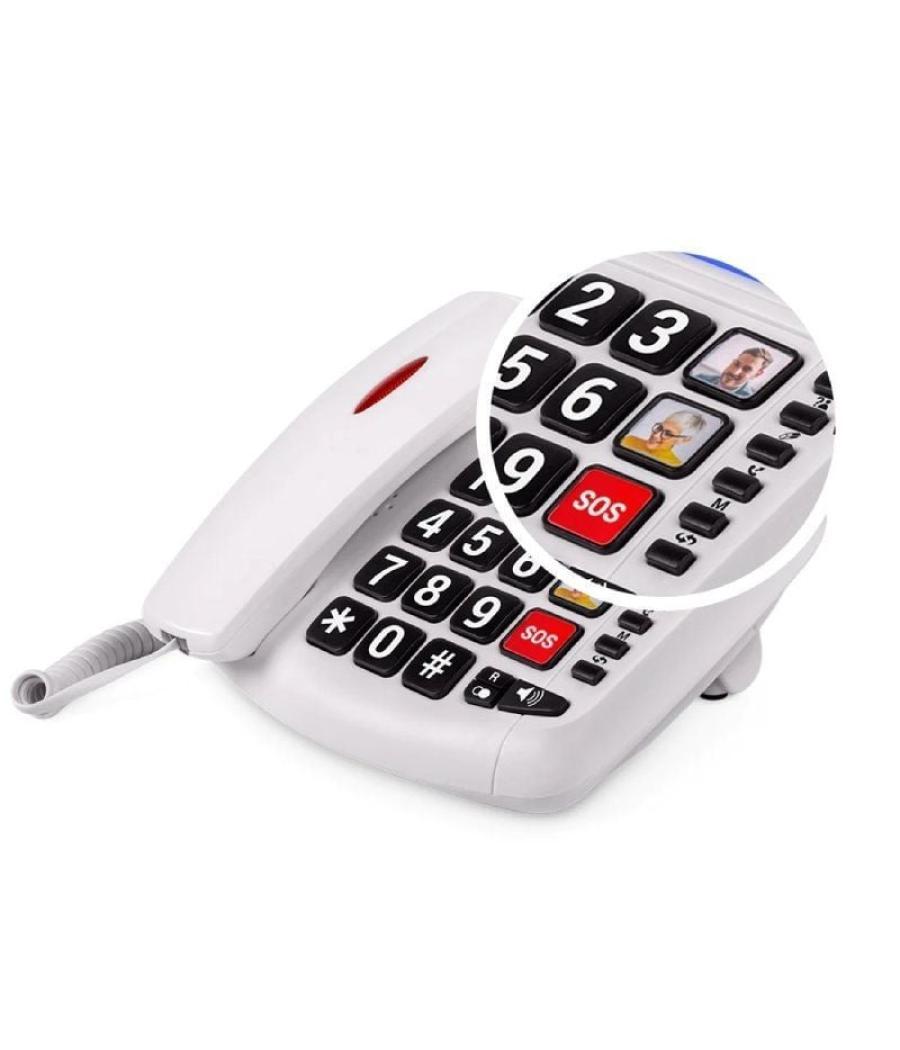 Teléfono spc comfort volume 2/ blanco