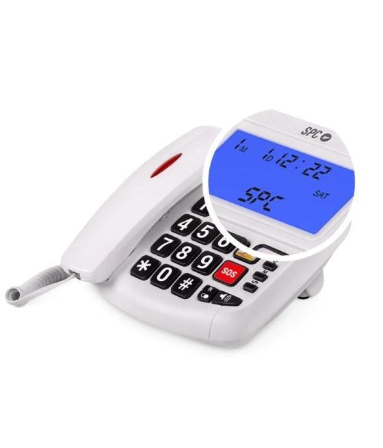 Teléfono spc comfort volume 2/ blanco