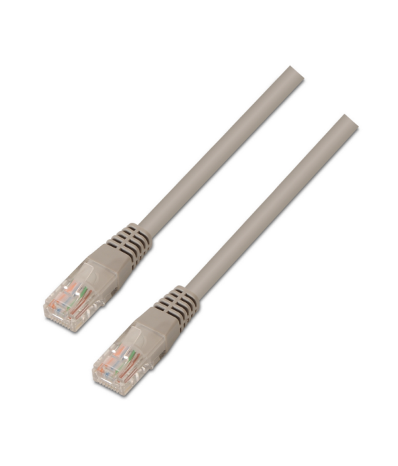 Cable aisens de red latiguillo rj45 lszh cat.6 utp awg24 gris 2.0m