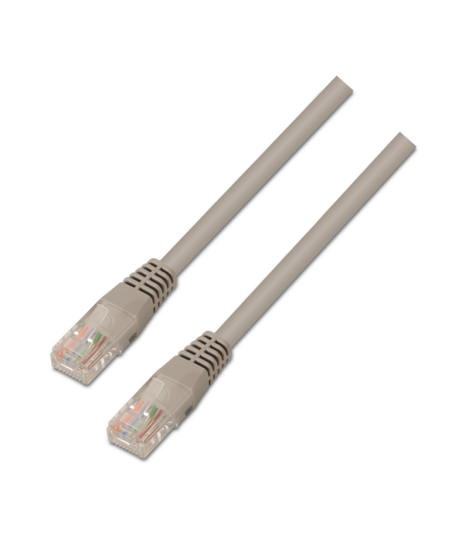 Cable aisens de red latiguillo rj45 lszh cat.6 utp awg24 gris 2.0m