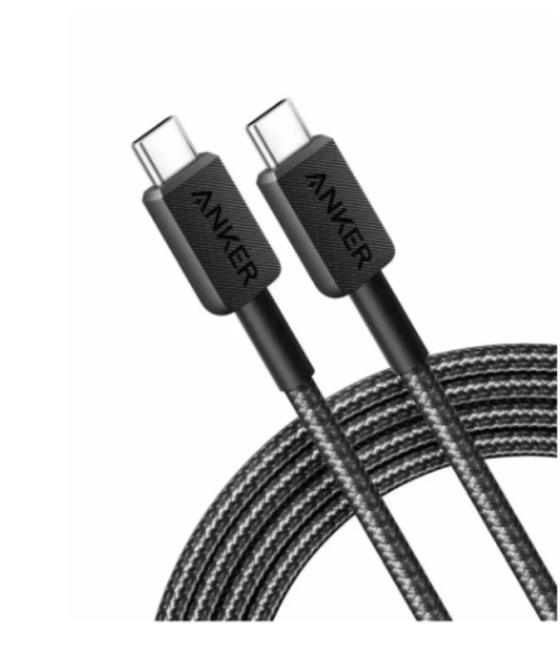 Cable anker 310 usb-c a usb-c cable trenzado 1,8m 240w negro