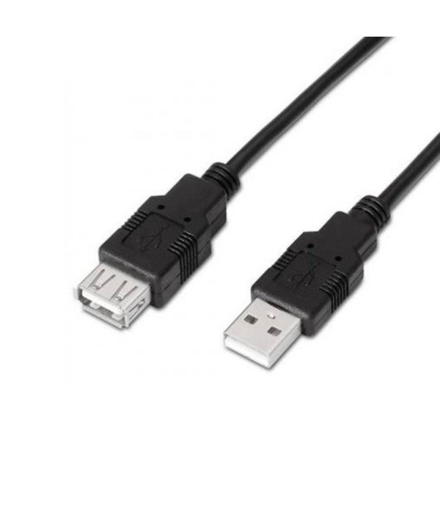 Cable extensor usb(a) 2.0 a usb(a) 2.0 aisens 1m negro