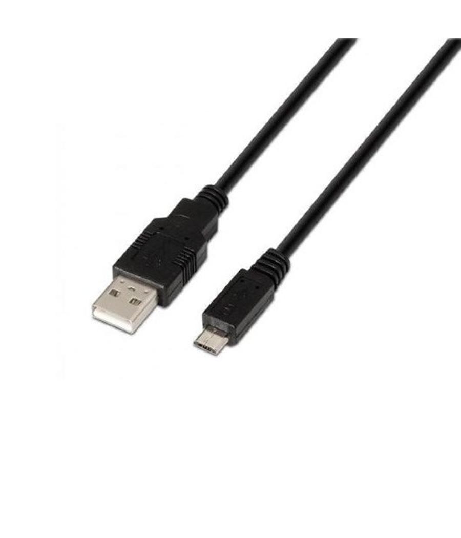 Cable usb(a) 2.0 a micro usb(b) 2.0 aisens 3m negro