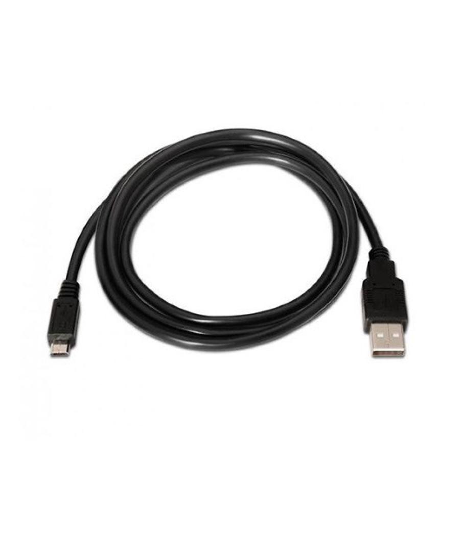 Cable usb(a) 2.0 a micro usb(b) 2.0 aisens 3m negro