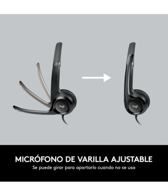 Logitech stereo headset h390 - casco con auriculares ( audífono )