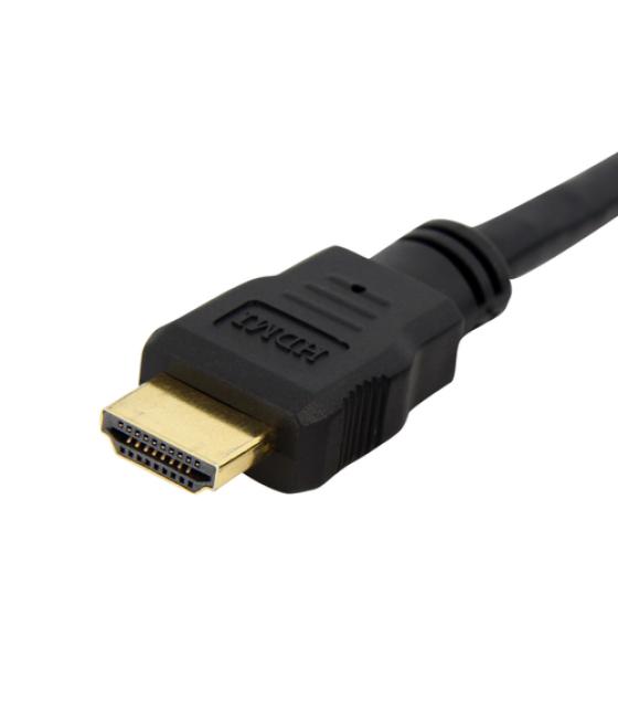 StarTech.com Cable Adaptador de 0,9m HDMI Hembra a Macho, Cable HDMI de Alta Velocidad 4K de Montaje en Panel, HDMI UHD 4K 30Hz,