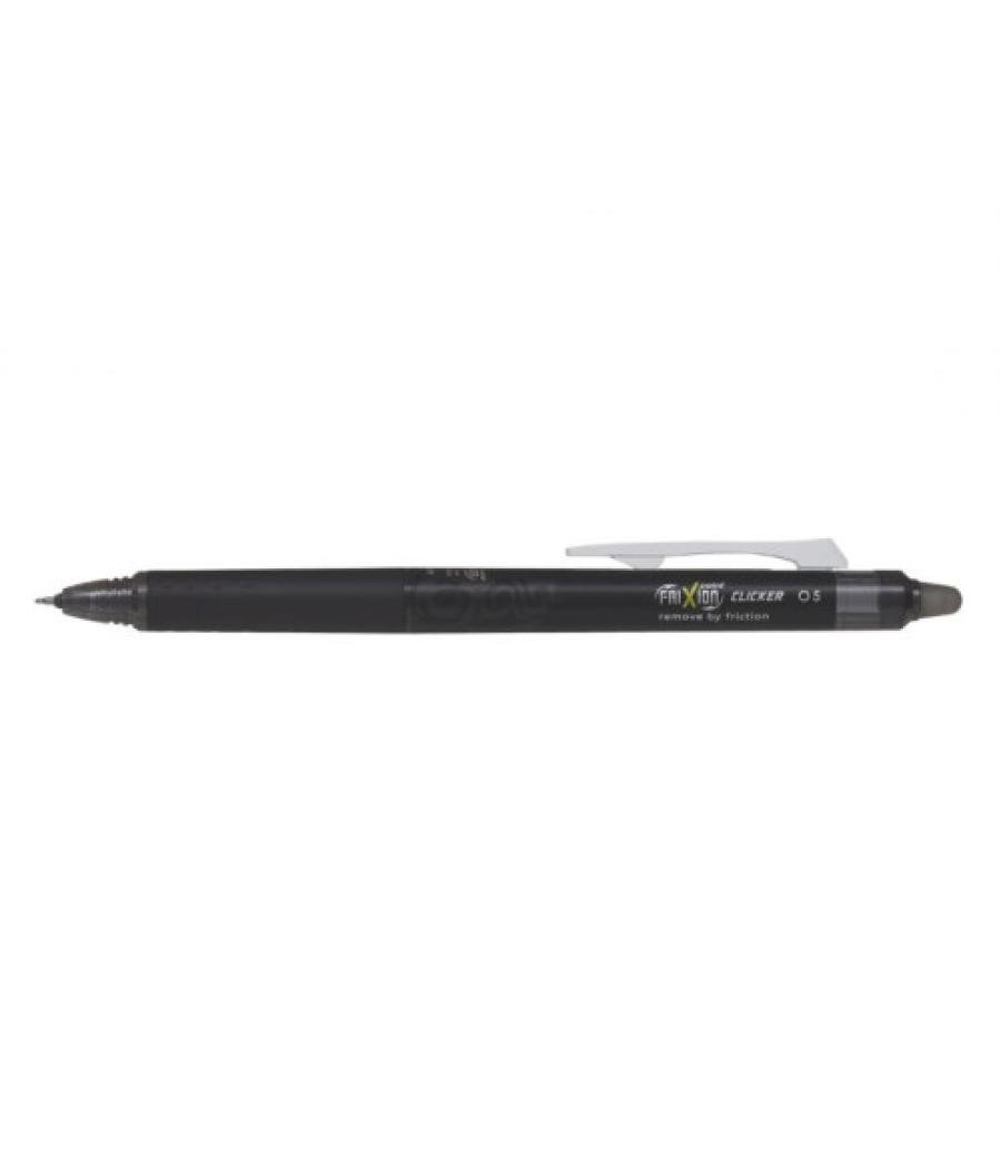 Pilot frixion point clicker bolígrafo de gel de punta retráctil fino negro 1 pieza(s)
