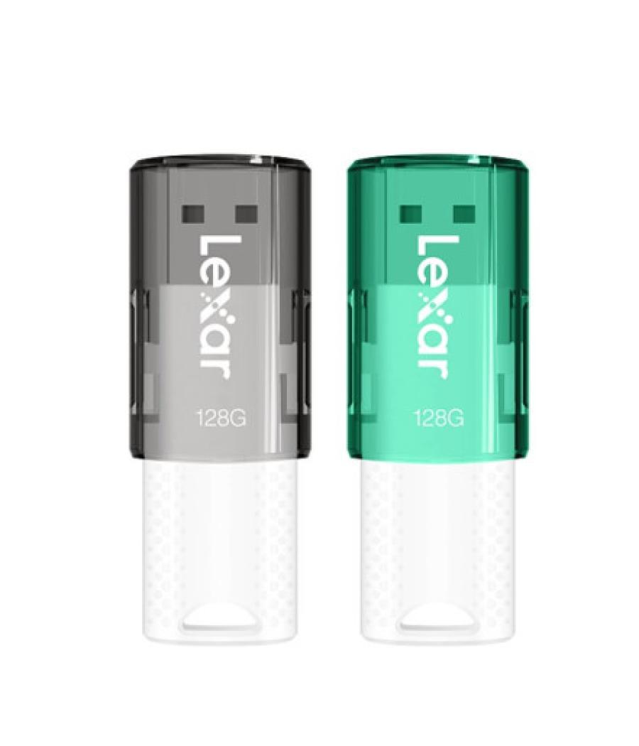 Lexar 2x128gb pack jumpdrive s60 usb 2.0 flash drive