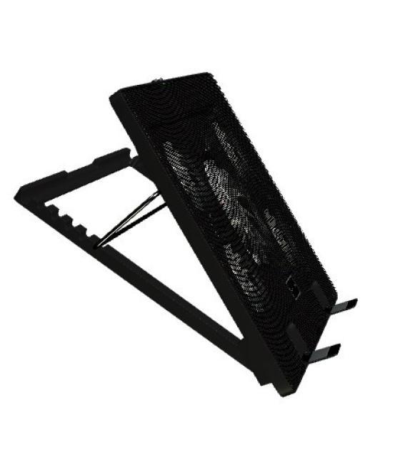 Mars gaming mnbc2 gaming notebook cooler - stand function - ua5 x5 fan airflow technology - red lighting