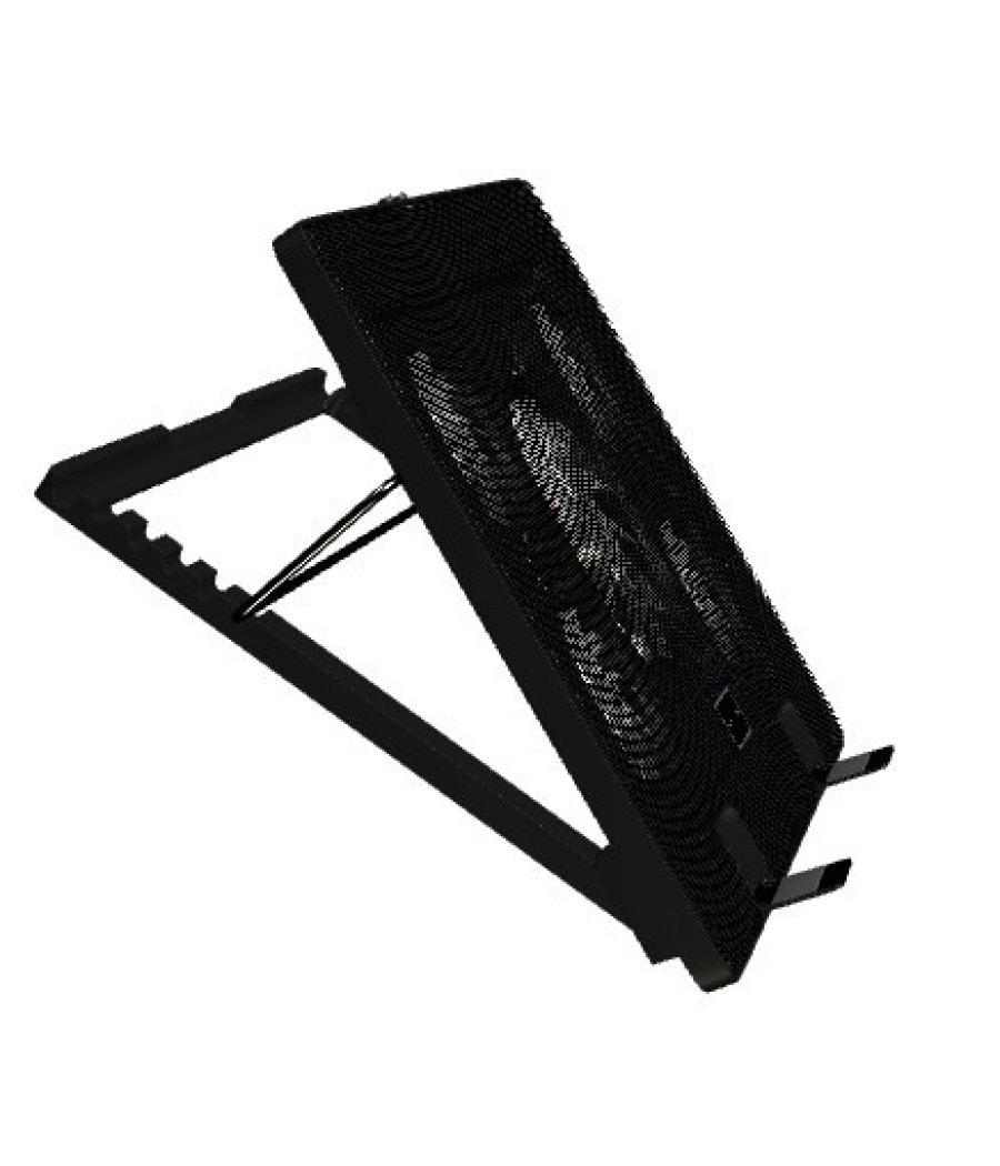 Mars gaming mnbc2 gaming notebook cooler - stand function - ua5 x5 fan airflow technology - red lighting