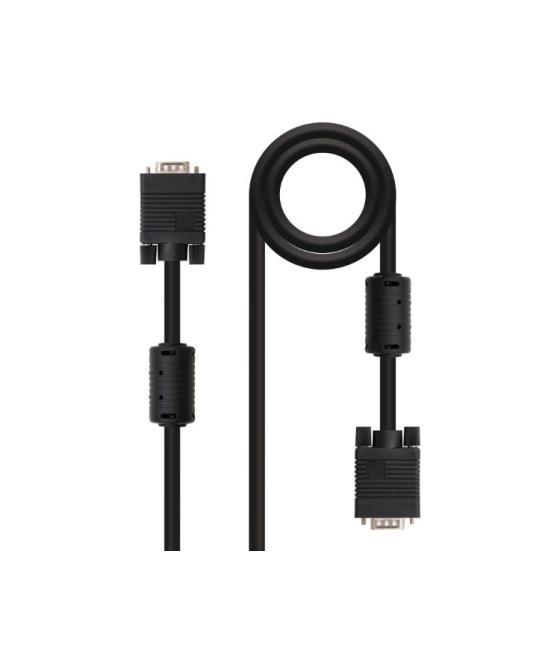 Cable svga con ferrita monitor tipo m-m 1m nanocable