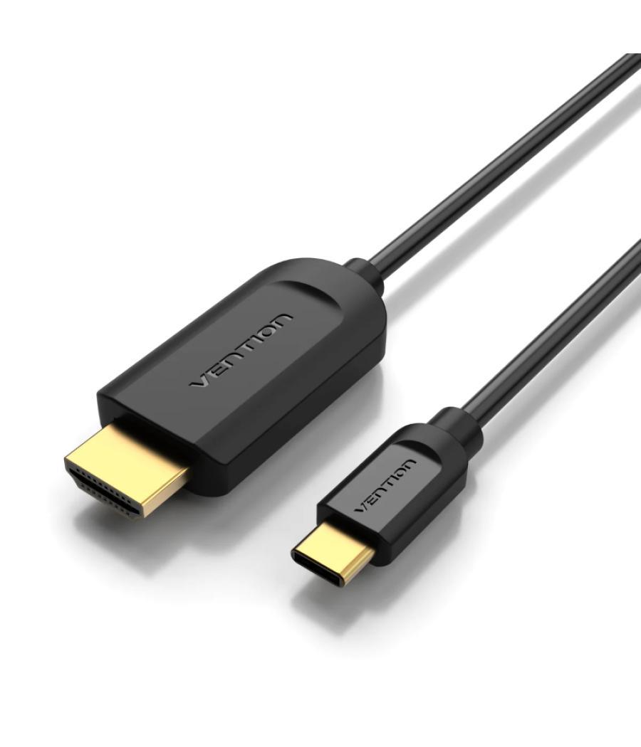 Conversor 1.4 usb-c/m a hdmi/m 4k 1.5 m negro vention