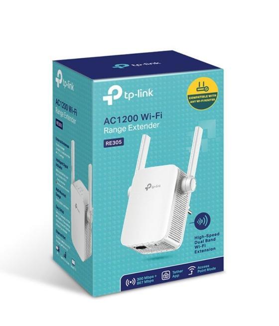 Repetidor inalámbrico tp-link re305 1200mbps/ 2 antenas