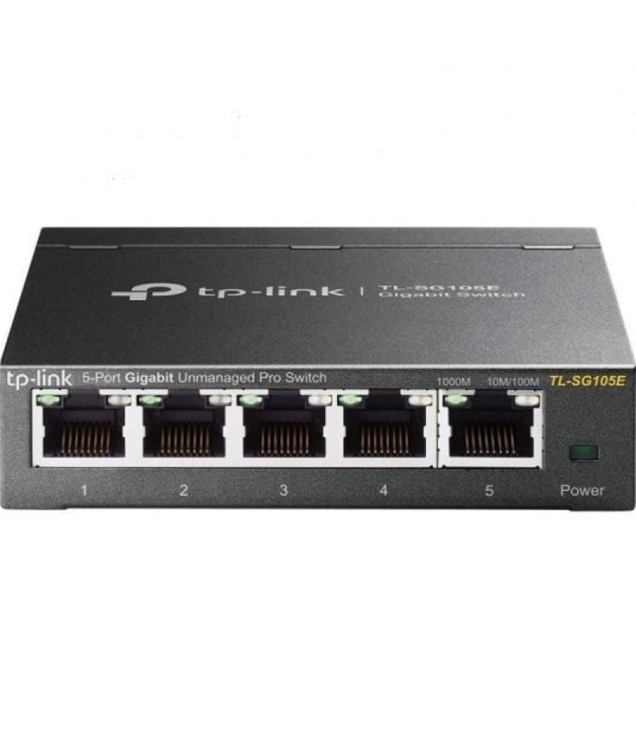 Switch tp-link easy smart tl-sg105e 5 puertos/ rj-45 10/100/1000